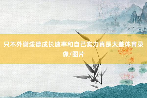 只不外谢泼德成长速率和自己实力真是太差体育录像/图片